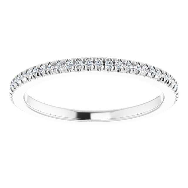 1/4ct French-Set Eternity Band