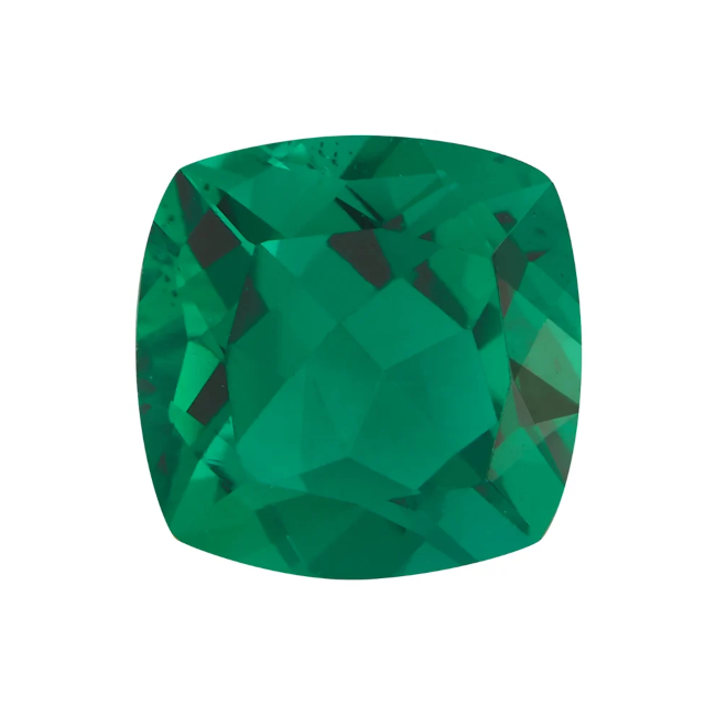 5mm Lab Grown Emerald Cushion Cut
