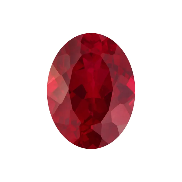 1.25ct Oval Ruby Ring with LG Diamond Halo