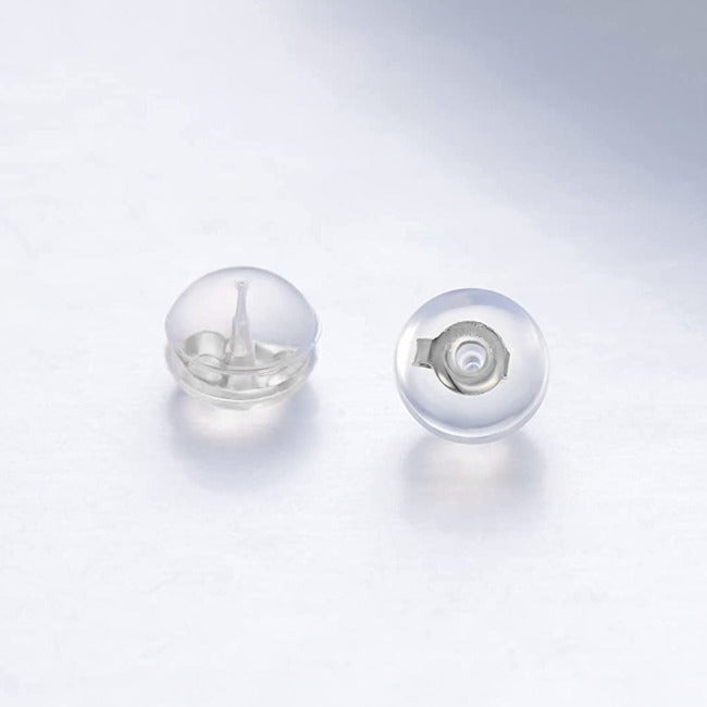 nzmoissanite silicon security earring backs